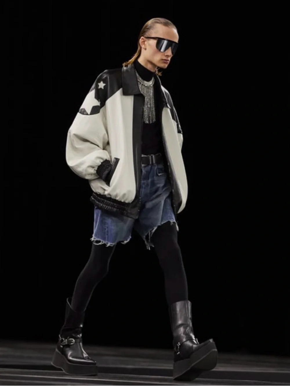 celine fw22 boydoll runway jed harness platform boots size 41